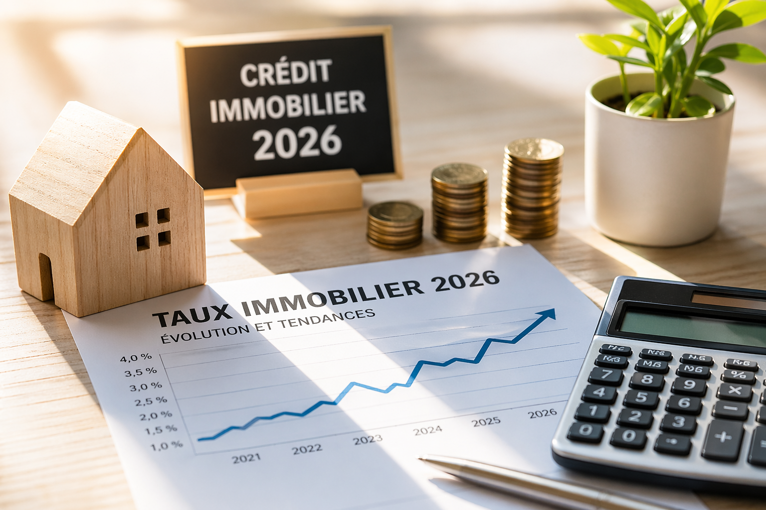 Taux immobilier 2026 : évolution des taux et conseils pour obtenir le meilleur crédit